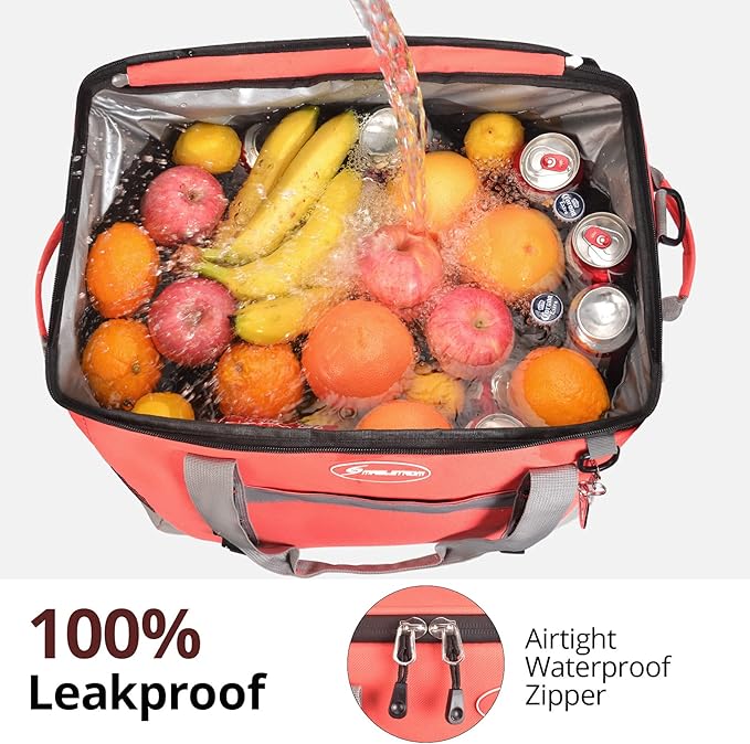 Maelstrom Collapsible Soft Cooler Bag, 24/30/60/75 Cans Beach Cooler, Ice Chest, Leakproof &