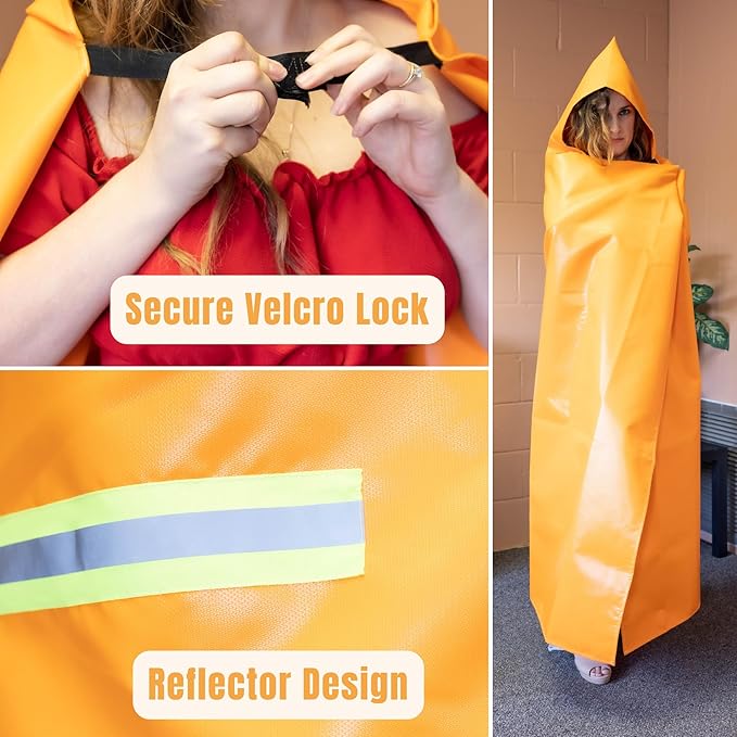 Supa Ant Silicone Fire Cloak for Fireproof Suit Emergency Blanket for Home and Kitchen - Emergency