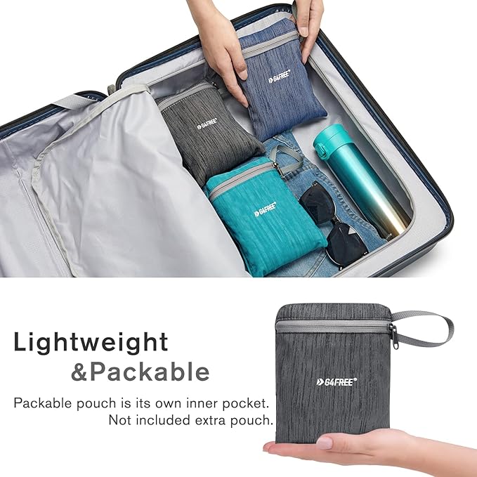 G4Free 10L/15L Hiking Backpack Lightweight Packable Hiking Daypack Small Travel Outdoor Foldable