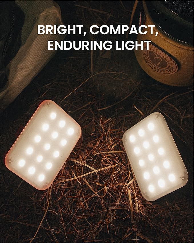 CLAYMORE Ultra Mini (Red) - Outdoor Rechargeable LED Light for Camping, Tent, Backpacking