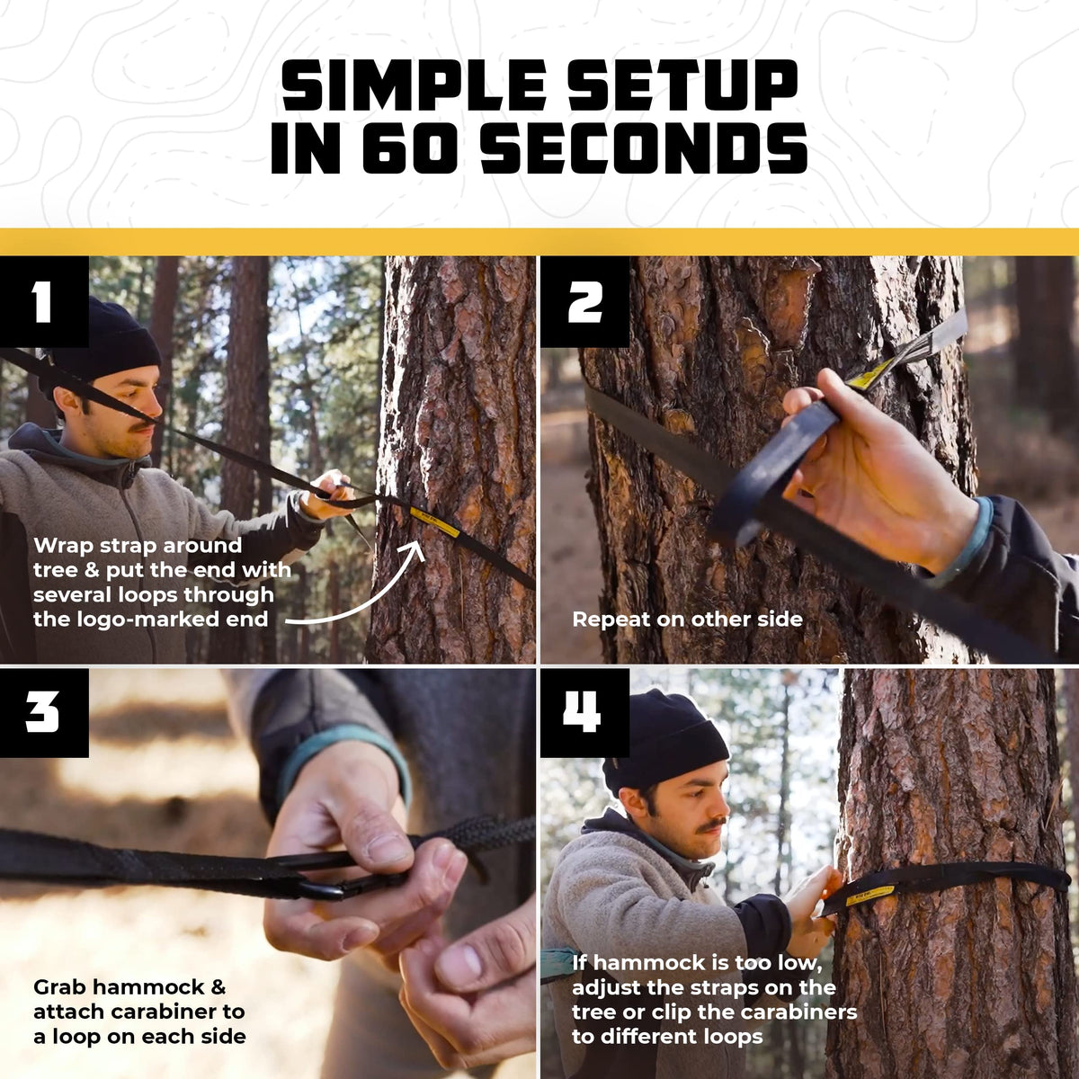 Wise Owl Outfitters Hammock for Camping Single Hammocks Gear for The Outdoors Backpacking Survival