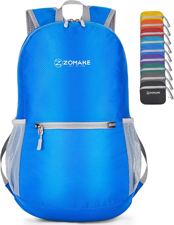 ZOMAKE Ultra Lightweight Hiking Backpack 20L, Packable Small Backpacks Water Resistant Daypack for