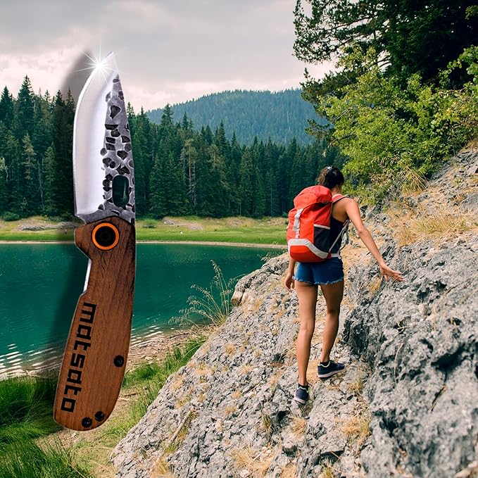 Folding Pocket Knife Small Pocket Knifes for Men & Women, EDC Camping Knive, Tactical Survival