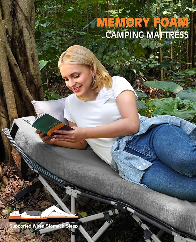 4 INCH Thick Foam Camping Mattress [Car/Tent/Cot] 30D Foam Portable Floor Sleeping Mat Cot Pad Roll