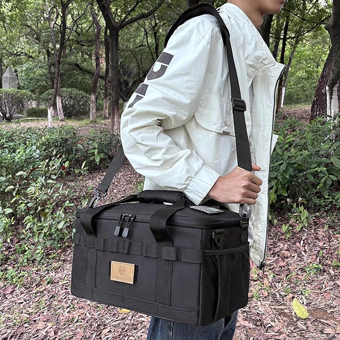 Tactical Camping Storage Bag 18L Tactical Utility Tote Bag Camping Cookware Organizer Trunk