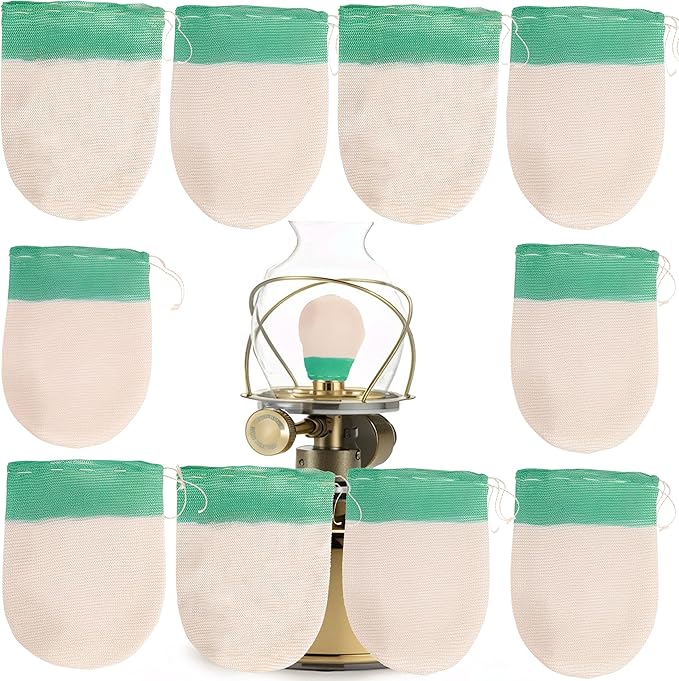 Propane Lantern Mantles for Gas Lamps, U-Shaped Mantles for Outdoor Camping, Gas Light Replacement