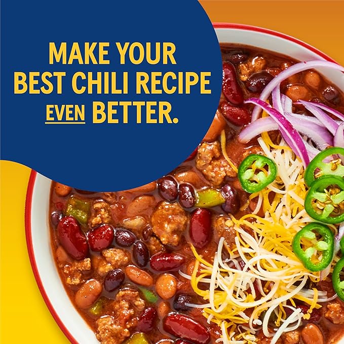 BUSH'S BEST 16 oz Canned Spicy Dark Red Chili Beans, Source of Plant Based Protein and Fiber, (Pack