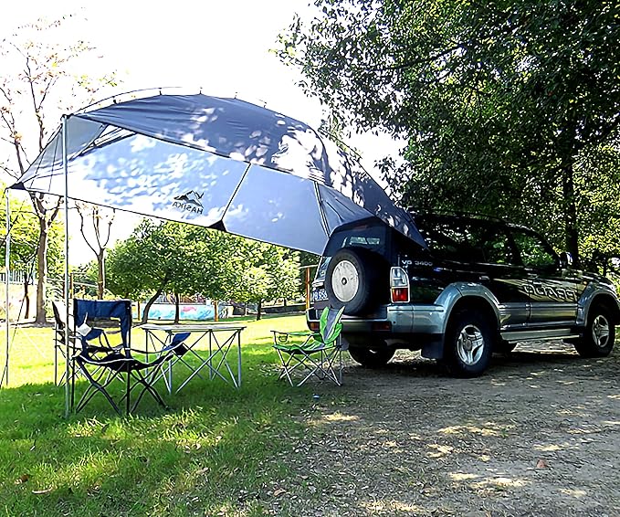 Versatility Camping Tent for Truck Bed,SUV RVing, Van,Trailer and Overlanding Portable Teardrop