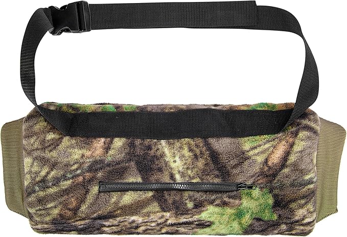 RunNico Camo Hand Muff Warmer - Unisex Camo Hunting Hand Muff - Camouflage Hunting Waist Pouch for