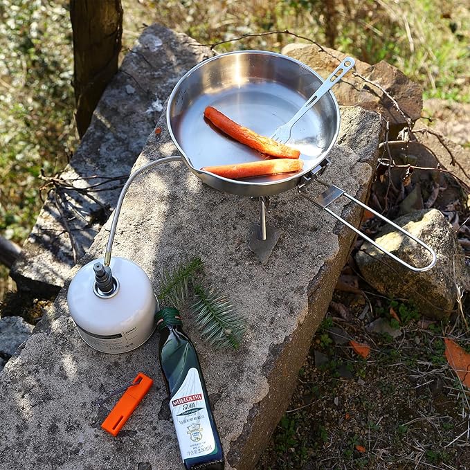 Fire-Maple Antarcti 8" Frying Pan | SUS 304 Stainless Steel Skillet | Durable and Easy to Clean |