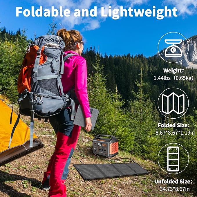 N-Type 16BB Portable Solar Panels 30W Foldable Solar Panels Charger ETFE Solar Panel with DC USB-C