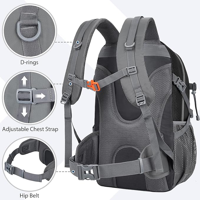 Hiking Backpack 30L Lightweight Travel Daypack Small Day Pack for Men Women Outdoor Camping