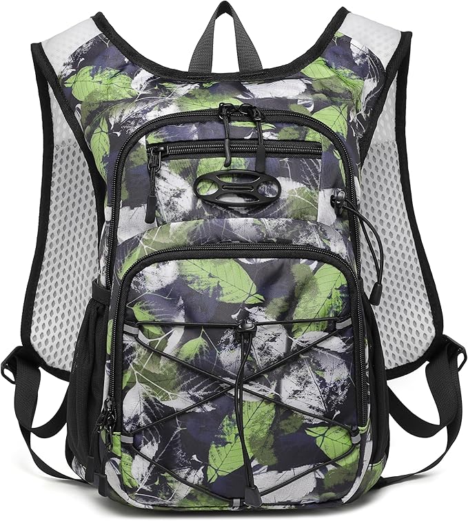 Wotony Lightweight Hydration Backpack with 2LOR 3LWater Bladder for Cycling Hiking Rave - Water
