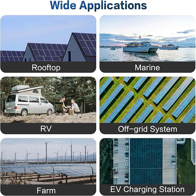300 Watt Solar Panels, N-Type 16BB 2PCS 300W Bifacial Solar Panel, 25% High Efficiency Solar Module