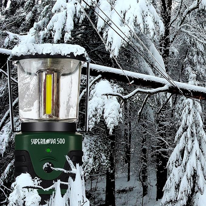 Supernova Battery Powered Lantern, Bright, Long Lasting, Weather-Resistant LED Camping Lantern