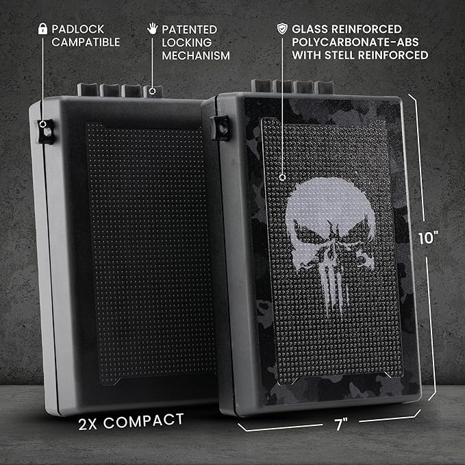 STOPBOX Gun Safe Alternative - Tactical Handgun Storage, Instant Access Portable Gun Case, TSA