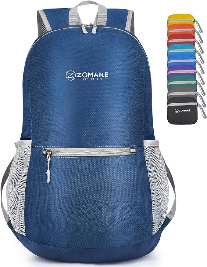ZOMAKE Ultra Lightweight Hiking Backpack 20L, Packable Small Backpacks Water Resistant Daypack for