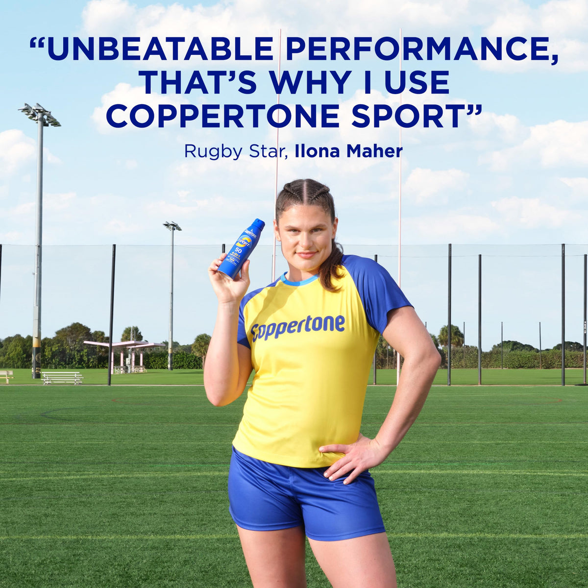 Coppertone Sport Sunscreen Spray SPF 50, Water Resistant Broad Spectrum UVA/UVB Spray Sunscreen