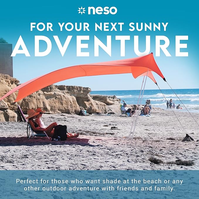 Neso Gigante - Portable Beach Tent - Ideal to Enjoy with Family and Friends - UPF 50+