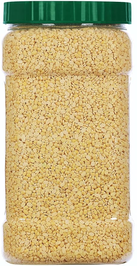 Rani Organic Urid/Urad Dal (Split Matpe Beans Skinless) Indian Lentils 64oz (4lbs) 1.81kg Bulk PET