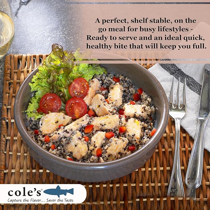 COLE’S Open & Eat Meals Variety Pack | 5.6 oz Hand-Packed Smoked Salmon & Trout with Quinoa &