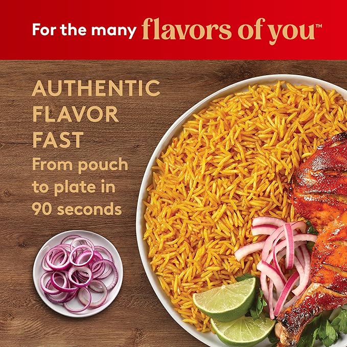 Royal Ready-to-Heat Tikka Masala Seasoned Basmati Rice (8.5oz, Pack of 6)