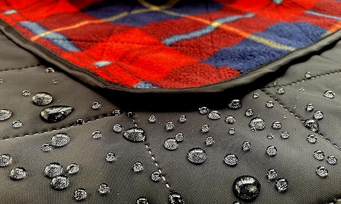 DOWN UNDER OUTDOORS Large Waterproof Windproof Extra Thick 350 GSM Quilted Fleece, or Sherpa