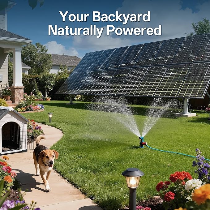 Epoch 400W Bifacial Solar Panels,N-Type 12/24 Volt Monocrystalline Solar Panel, High-Efficiency