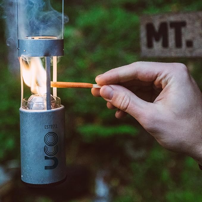 UCO 12-Hour Natural Beeswax, Long-Burning Candles for Outdoor, Camping, Emergency, Survival