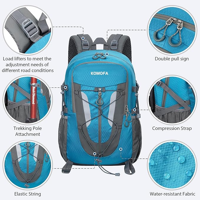 Hiking Backpack 30L Lightweight Travel Daypack Small Day Pack for Men Women Outdoor Camping