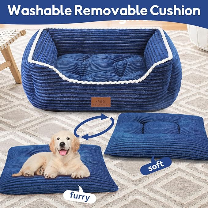 Orthopedic Dog Bed for Medium Dogs,Dog Sofa Beds Supportive Foam Pet Couch Bed with Removable