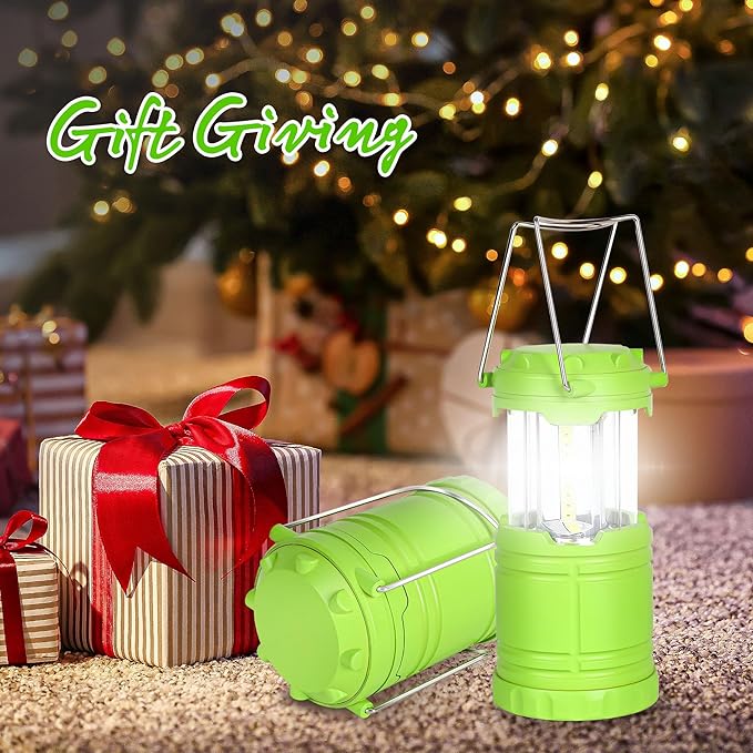 2-Pack Mini LED Camping Lanterns, Portable Camping Lights, Outdoor Tent Lights, Essential Emergency