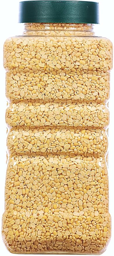 Rani Organic Urid/Urad Dal (Split Matpe Beans Skinless) Indian Lentils 32oz (2lbs) 908g PET Jar ~