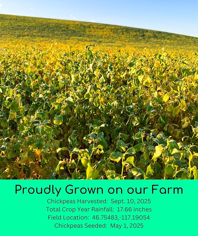 Palouse Brand Emergency Legume Bucket Supply | Certified Glyphosate Residue Free | 75 LBS |