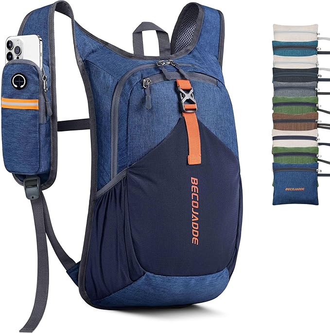 15L Small Hiking Backpack for Men Women Foldable Packable Back Pack Ultralight Hiking Daypack for