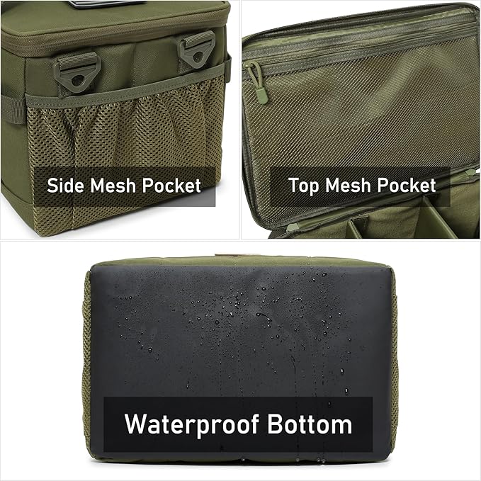 Tactical Camping Storage Bag 18L Tactical Utility Tote Bag Camping Cookware Organizer Trunk
