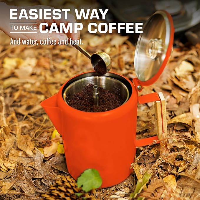 COLETTI Bozeman Camping Coffee Pot — Camping Coffee Makers, Coffee Percolator – America's Sleekest
