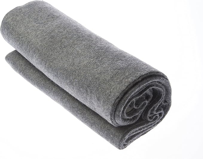 SE Grey Warm 3-lb. Blanket (60" x 80") with 70% Wool - BI60802GR