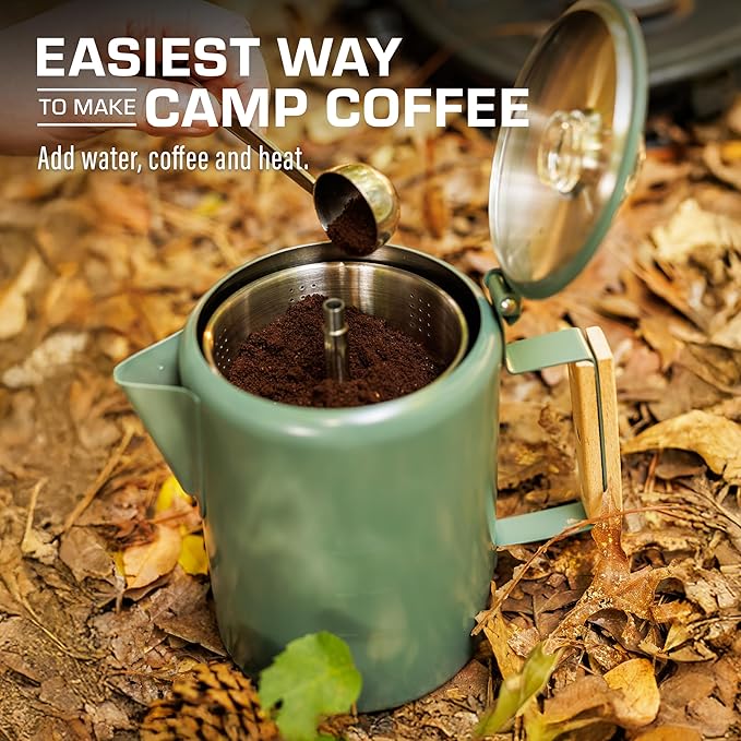 COLETTI Bozeman Camping Coffee Pot — Camping Coffee Makers, Coffee Percolator – America's Sleekest