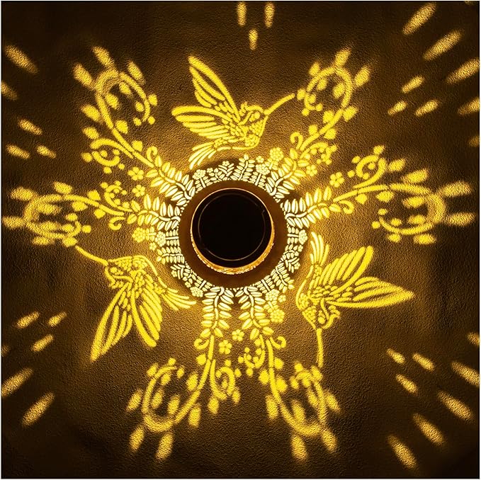 Hummingbird Solar Lanterns Outdoor Waterproof Hanging Solar Lights Hummingbird Gifts for Women Men