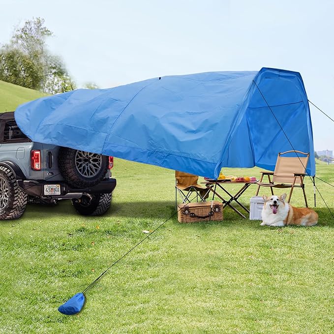 Beach Shade 200 Sq. Ft Beach Canopy for 4-8 People, Portable Sun Shelter with UV Protection