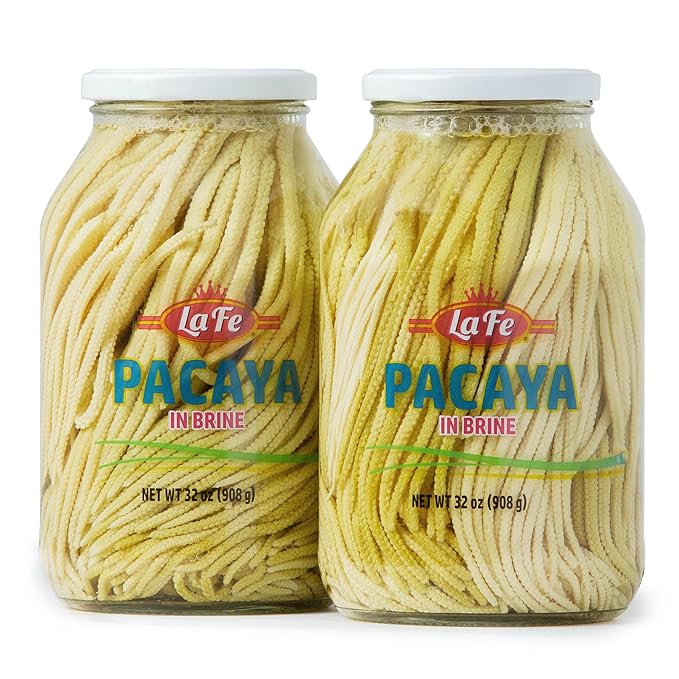 La Fe Guatemalan Pacaya Palm in Brine - Gluten-Free Tepejilote, High in Fibre, Flor de Pacaya, Rich