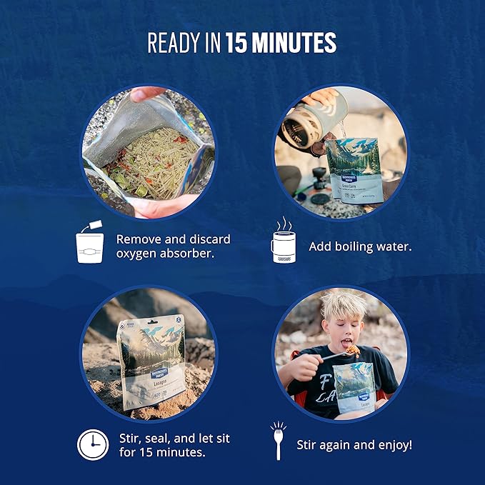 Backpacker's Pantry Cinnamon Apple Oats - Freeze Dried Backpacking & Camping Food - Emergency Food