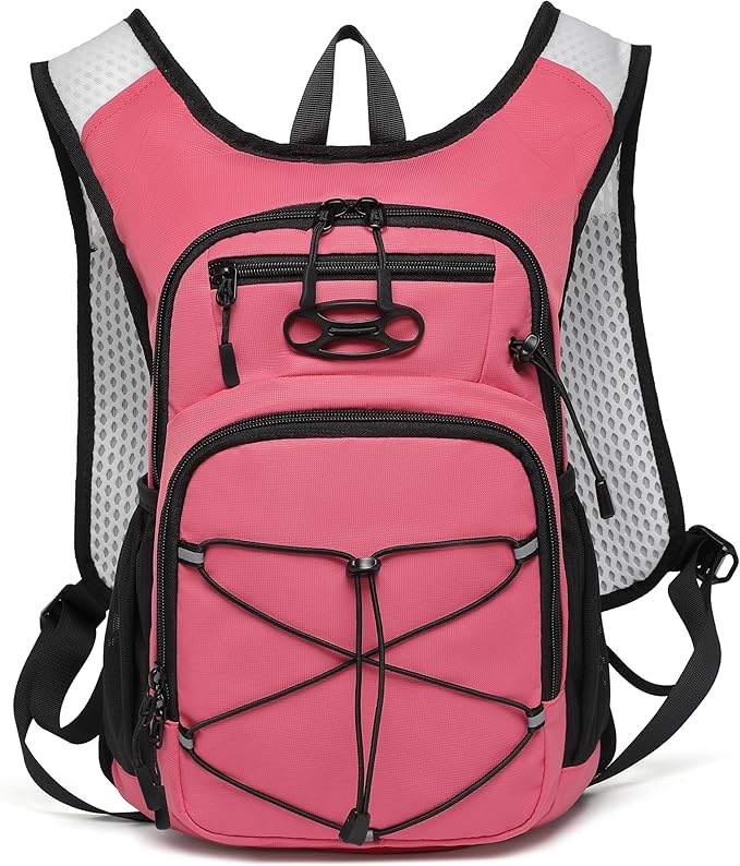 Wotony Lightweight Hydration Backpack with 2LOR 3LWater Bladder for Cycling Hiking Rave - Water