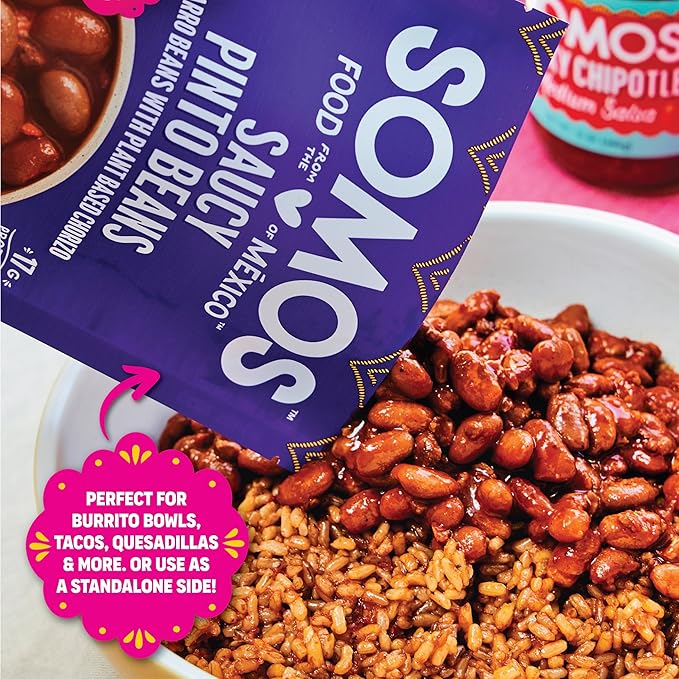 SOMOS Saucy Pinto Beans 10oz (Pack of 6)