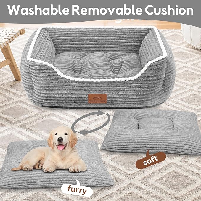 Orthopedic Dog Bed for Medium Dogs,Dog Sofa Beds Supportive Foam Pet Couch Bed with Removable