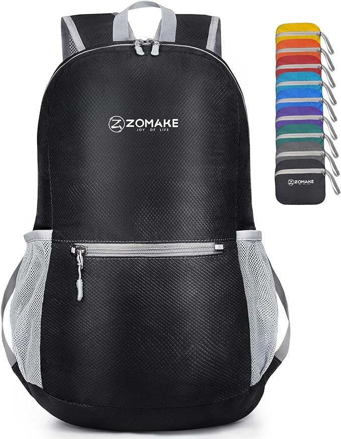 ZOMAKE Ultra Lightweight Hiking Backpack 20L, Packable Small Backpacks Water Resistant Daypack for