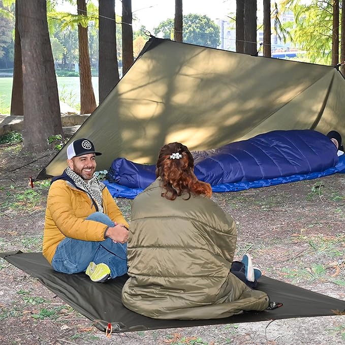 Onewind Tent Footprint, 4000mm Waterproof Rate PU Coating, 98" *55" Ultralight Camping Tarp Tent