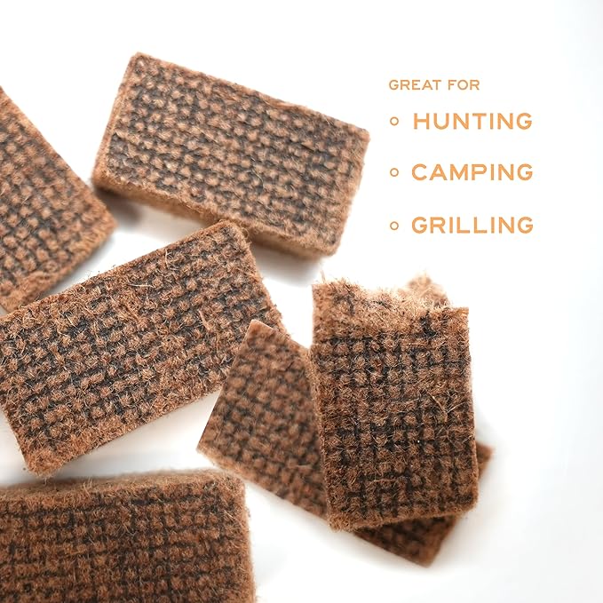 Fire Starters ??24-Pack | Non-Toxic, Odorless & Weatherproof Fire Starters for Camping, Fireplace