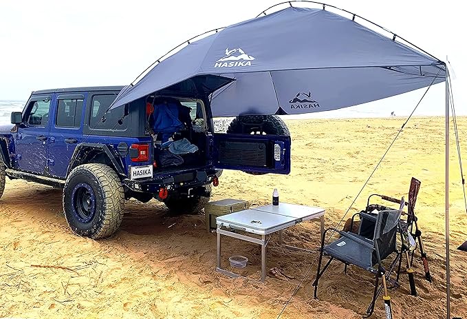 Versatility Camping Tent for Truck Bed,SUV RVing, Van,Trailer and Overlanding Portable Teardrop
